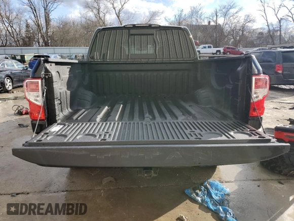 2021 Nissan Titan SV with VIN 1N6AA1EEXMN520417, listed as a Copart auction lot 46589185 with 85,530 mi miles and Salvage Title. Bid and sale history available at DreamBid. Image 6.