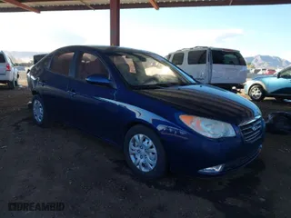 2009 Hyundai Elantra GLS PZEV with VIN KMHDU46D59U751409, listed as a IAAI auction lot 41691217 with 123,521 mi miles. Bid and sale history available at carsss.com. Image 1.