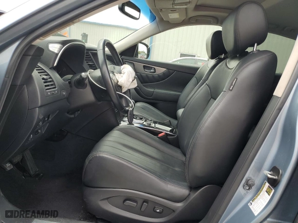 2017 Infiniti QX70 with VIN JN8CS1MU2HM142756, listed as a Copart auction lot 65471743 with 95,591 mi miles. Bid and sale history available at carsss.com. Image 7.