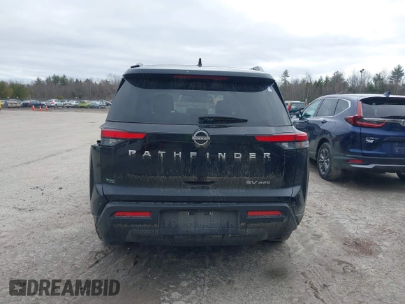 2023 Nissan Pathfinder SV z VIN 5N1DR3BC1PC245412, wystawiony jako IAAI lot #41914226 z przebiegiem 47 795 mil mil oraz . Historia ofert i sprzedaży dostępna na DreamBid. Obrazek 16.