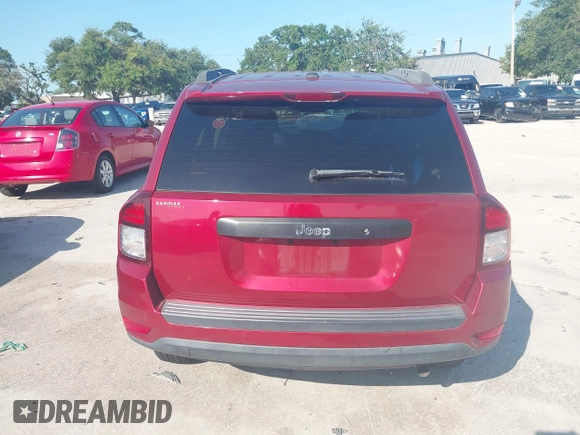 2017 Jeep Compass Sport with VIN 1C4NJCBA7HD119548, listed as a IAAI auction lot 42586037 with 93,529 mi miles and . Bid and sale history available at DreamBid. Image 16.