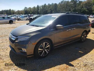 2018 Honda Odyssey Elite with VIN 5FNRL6H99JB005656, listed as a Copart auction lot 48118745 with 134,586 mi miles and Salvage Title. Bid and sale history available at carsss.com. Image 1.