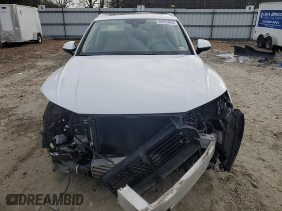 2018 Audi Q5 Premium Plus with VIN WA1BNAFY3J2051831, listed as a Copart auction lot 88933845 with 45,673 mi miles and Salvage Title. Bid and sale history available at carsss.com. Image 5.