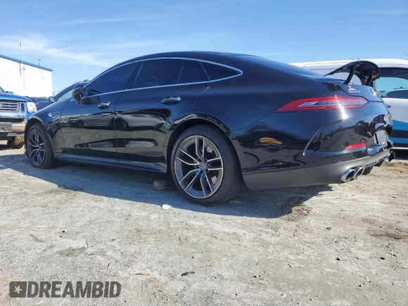 2021 Mercedes-Benz AMG GT 43 with VIN W1K7X5KB9MA037608, listed as a Copart auction lot 43580925 with 70,245 mi miles and Clean title. Bid and sale history available at DreamBid. Image 2.