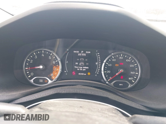 2016 Jeep Renegade Latitude z VIN ZACCJABT5GPE09252, wystawiony jako IAAI lot #42088487 z przebiegiem 45 161 mil mil oraz . Historia ofert i sprzedaży dostępna na DreamBid. Obrazek 7.