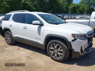 2021 GMC Acadia SLE z VIN 1GKKNKLA3MZ157411, wystawiony jako IAAI lot #42022104 z przebiegiem 21 814 mil mil oraz . Historia ofert i sprzedaży dostępna na DreamBid. Obrazek 1.