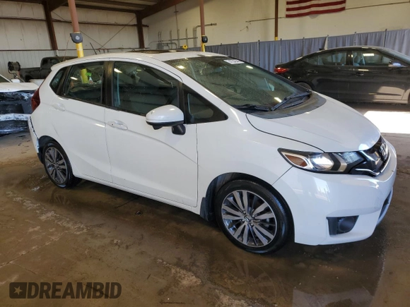2017 Honda Fit EX with VIN 3HGGK5G74HM701630, listed as a Copart auction lot 47246445 with 84,552 mi miles and Salvage title. Bid and sale history available at DreamBid. Image 4.