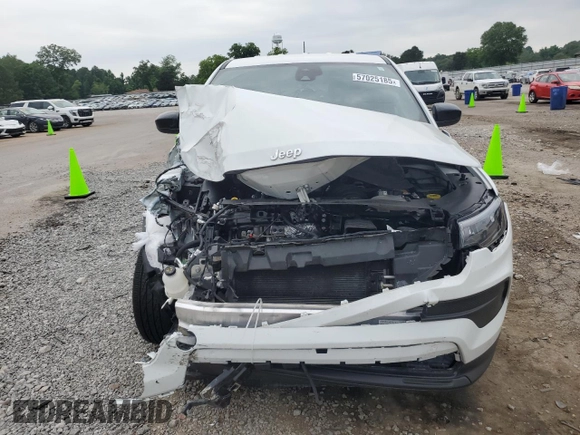 2025 Jeep Compass Sport with VIN 3C4NJDAN6ST505776, listed as a Copart auction lot 57025185 with 9,180 mi miles and Salvage title. Bid and sale history available at DreamBid. Image 5.