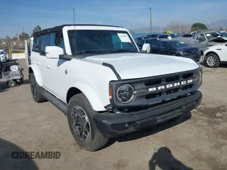 2022 Ford Bronco with VIN 1FMDE5DHXNLB79200, listed as a IAAI auction lot 41620955 with 50,686 mi miles and . Bid and sale history available at DreamBid. Image 1.