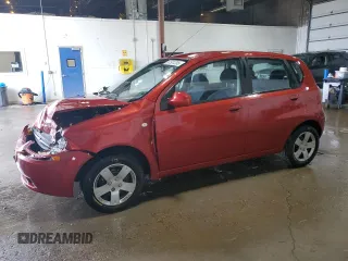 2008 Chevrolet Aveo LS with VIN KL1TD66668B084378, listed as a Copart auction lot 61501235 with 96,050 mi miles and Salvage title. Bid and sale history available at DreamBid. Image 1.