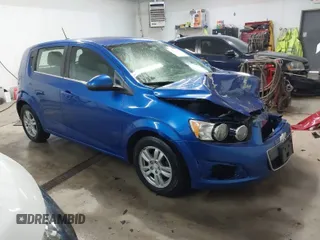 2016 Chevrolet Sonic LT with VIN 1G1JC6SH2G4168106, listed as a IAAI auction lot 41808797 with 141,473 mi miles. Bid and sale history available at carsss.com. Image 1.