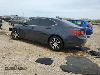2015 Acura TLX z VIN 19UUB1F3XFA011272, wystawiony jako Copart lot #55036185 z przebiegiem 128 251 mil mil oraz Szkoda całkowita • Salvage title. Historia ofert i sprzedaży dostępna na DreamBid. Obrazek 2.