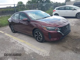 2025 Nissan Sentra SV с VIN 3N1AB8CV9SY260039, выставлен на аукционе IAAI как лот 42823856 с пробегом 18 128 миль миль и . История ставок и продаж доступна на DreamBid. Изображение 1.