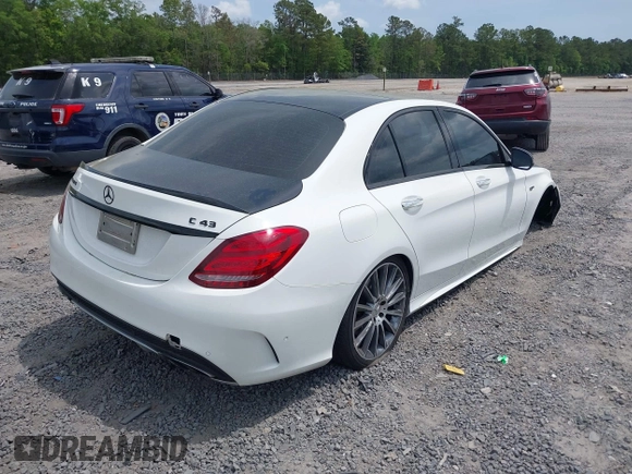 2017 Mercedes-Benz C 43 AMG with VIN 55SWF6EB4HU195389, listed as a IAAI auction lot 42101736 with 69,549 mi miles and . Bid and sale history available at DreamBid. Image 4.
