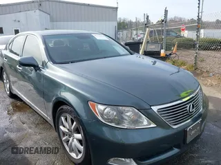 2007 Lexus LS 460 with VIN JTHBL46F975046019, listed as a IAAI auction lot 41774394 with 164,470 mi miles. Bid and sale history available at carsss.com. Image 1.