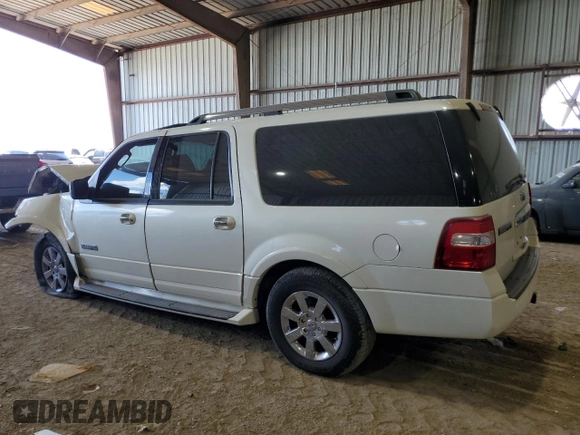 2007 Ford Expedition EL Limited with VIN 1FMFK19517LA10498, listed as a Copart auction lot 72063954 with 0 mi miles and Salvage Title. Bid and sale history available at carsss.com. Image 2.