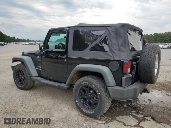 2013 Jeep Wrangler Sport with VIN 1C4AJWAG6DL576549, listed as a Copart auction lot 59888965 with 164,314 mi miles and Salvage title. Bid and sale history available at DreamBid. Image 2.
