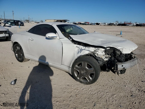 2004 Lexus SC 430 with VIN JTHFN48Y640057417, listed as a Copart auction lot 42637695 with 0 mi miles and Salvage Title. Bid and sale history available at carsss.com. Image 4.
