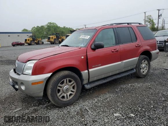 2002 Mercury Mountaineer z VIN 4M2ZU86W82UJ34069, wystawiony jako Copart lot #55499815 z przebiegiem 157 492 mil mil oraz Szkody całkowita. Historia ofert i sprzedaży dostępna na DreamBid. Obrazek 1.