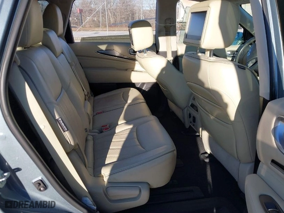 2018 Infiniti QX60 with VIN 5N1DL0MM9JC506458, listed as a IAAI auction lot 41439466 with 54,097 mi miles. Bid and sale history available at carsss.com. Image 8.