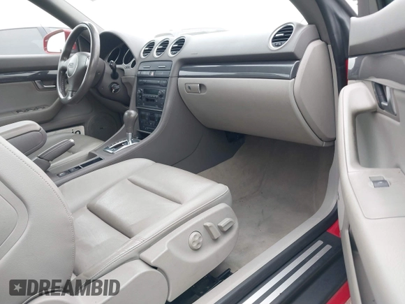 2005 Audi A4 1.8T with VIN WAUAC48H15K008713, listed as a IAAI auction lot 41558395 with Not provided miles and . Bid and sale history available at DreamBid. Image 5.