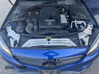 2017 Mercedes-Benz C 300 with VIN 55SWF4KB2HU206186, listed as a Copart auction lot 56971165 with 141,325 mi miles and Clean Title. Bid and sale history available at DreamBid. Image 7.