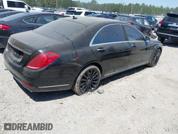 2016 Mercedes-Benz S 550 with VIN WDDUG8FB1GA238762, listed as a IAAI auction lot 42055827 with 134,953 mi miles and . Bid and sale history available at carsss.com. Image 4.