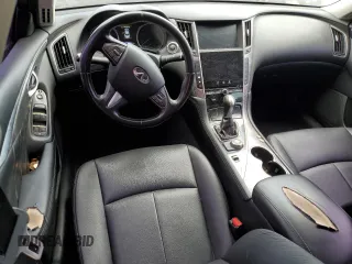 2015 Infiniti Q50 with VIN JN1BV7AP4FM358818, listed as a Copart auction lot 59081465 with 133,503 mi miles and Salvage title. Bid and sale history available at DreamBid. Image 8.