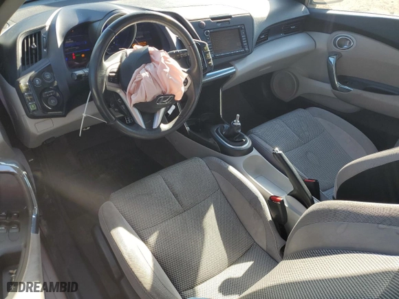 2011 Honda CR-Z EX with VIN JHMZF1C69BS004758, listed as a Copart auction lot 46300585 with 139,487 mi miles and Salvage Title. Bid and sale history available at carsss.com. Image 8.