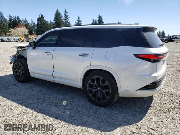 2024 Lexus TX 500h F Sport Premium with VIN 5TDABAB64RS003483, listed as a Copart auction lot 53358555 with 7,209 mi miles and Salvage title. Bid and sale history available at DreamBid. Image 2.