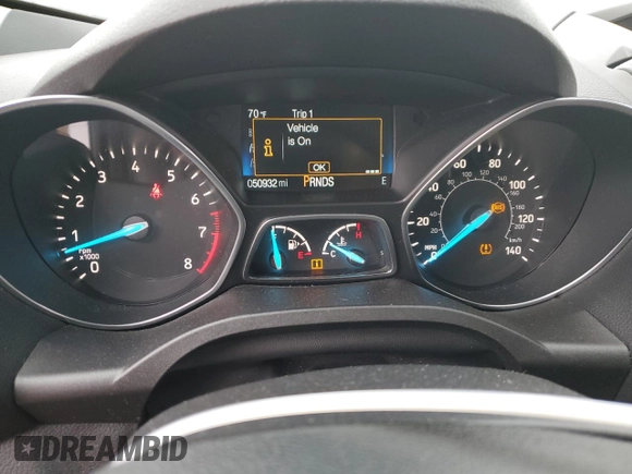 2018 Ford Escape S with VIN 1FMCU0F77JUC39556, listed as a Copart auction lot 46264845 with 50,932 mi miles and Salvage title. Bid and sale history available at DreamBid. Image 9.