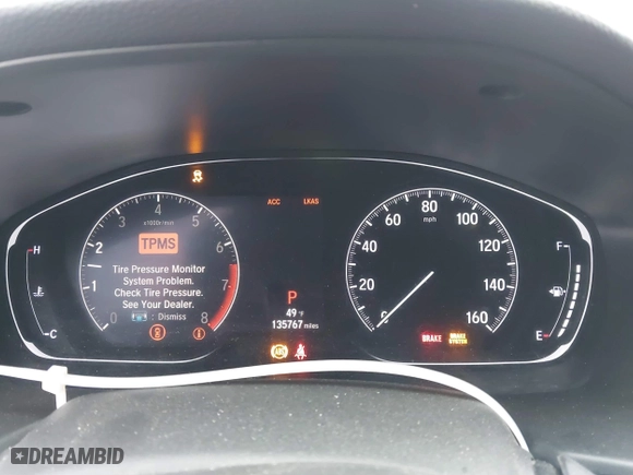 2019 Honda Accord Sedan Sport 1.5T with VIN 1HGCV1F3XKA059819, listed as a IAAI auction lot 41796021 with 135,767 mi miles. Bid and sale history available at carsss.com. Image 7.