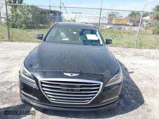 2015 Hyundai Genesis 5.0L with VIN KMHGN4JF0FU081945, listed as a IAAI auction lot 41547186 with 134,956 mi miles. Bid and sale history available at carsss.com. Image 6.