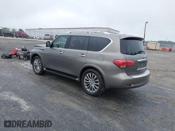 2015 Infiniti QX80 with VIN JN8AZ2NE2F9086138, listed as a IAAI auction lot 42365112 with 174,818 mi miles and . Bid and sale history available at DreamBid. Image 3.
