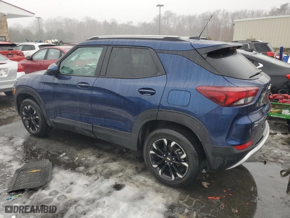 2022 Chevrolet TrailBlazer LT with VIN KL79MRSL2NB092048, listed as a Copart auction lot 44503305 with 22,018 mi miles and Salvage Title. Bid and sale history available at carsss.com. Image 2.