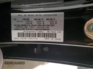 2024 Mazda 3 S Select Sport with VIN JM1BPAKMXR1718852, listed as a Copart auction lot 61240255 with 6,748 mi miles and Salvage title. Bid and sale history available at DreamBid. Image 12.
