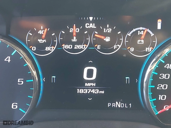 2017 GMC Sierra 2500HD Denali with VIN 1GT12UEG5HF177129, listed as a IAAI auction lot 41253163 with 183,743 mi miles. Bid and sale history available at carsss.com. Image 15.