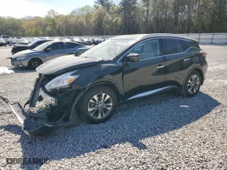 2016 Nissan Murano SL with VIN 5N1AZ2MHXGN128941, listed as a Copart auction lot 50968995 with 73,685 mi miles and Salvage Title. Bid and sale history available at carsss.com. Image 1.