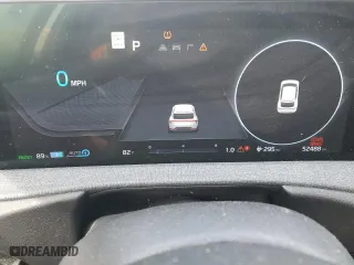 2023 Kia EV6 Wind with VIN KNDC34LA6P5128501, listed as a Copart auction lot 53773095 with 52,488 mi miles and Non Repairable. Bid and sale history available at carsss.com. Image 9.