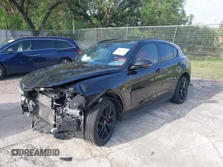 2019 Alfa Romeo Stelvio Ti with VIN ZASPAKBN6K7C46780, listed as a IAAI auction lot 41925163 with Not provided miles and . Bid and sale history available at DreamBid. Image 2.