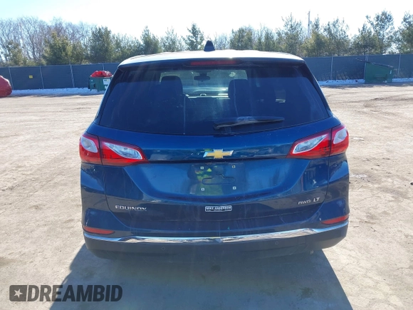 2020 Chevrolet Equinox LT with VIN 2GNAXUEV6L6185542, listed as a IAAI auction lot 41409792 with 56,533 mi miles and . Bid and sale history available at DreamBid. Image 15.