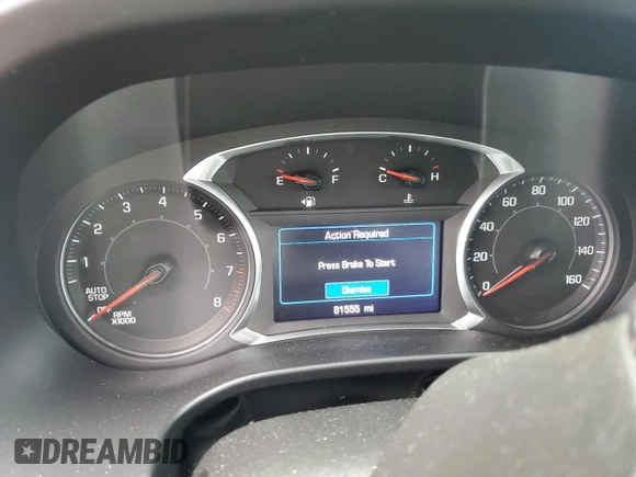 2020 GMC Acadia SLE with VIN 1GKKNRLS7LZ195692, listed as a Copart auction lot 57106115 with 81,555 mi miles and Salvage title. Bid and sale history available at DreamBid. Image 9.