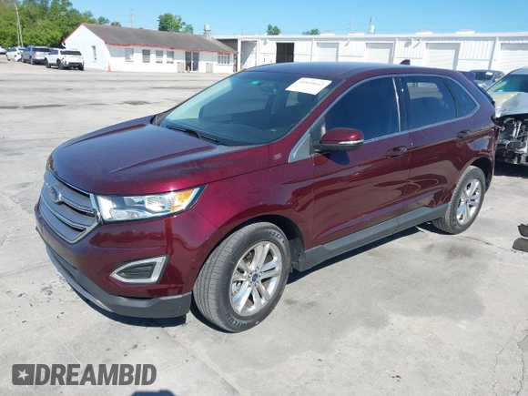 2017 Ford Edge SEL with VIN 2FMPK3J9XHBB87079, listed as a IAAI auction lot 41839642 with 106,391 mi miles. Bid and sale history available at carsss.com. Image 17.