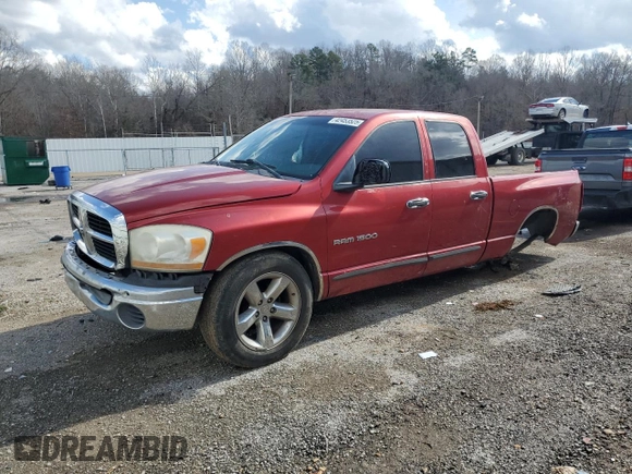 2006 Dodge 1500 SLT with VIN 1D7HA18N46J132340, listed as a Copart auction lot 42453525 with 205,663 mi miles and Salvage Title. Bid and sale history available at carsss.com. Image 1.