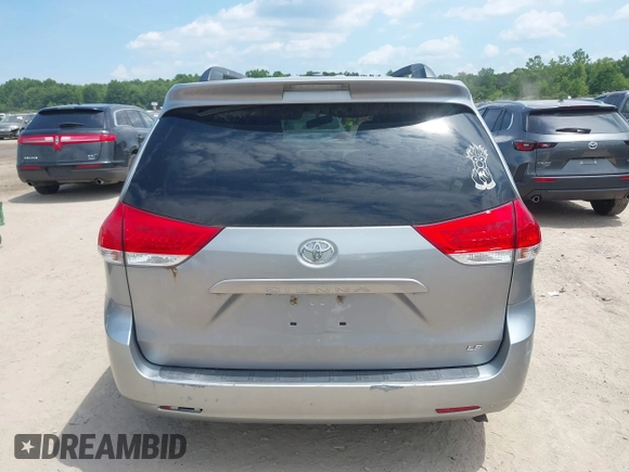 2011 Toyota Sienna LE AAS with VIN 5TDKK3DCXBS156328, listed as a IAAI auction lot 42721542 with 153,286 mi miles and . Bid and sale history available at DreamBid. Image 16.