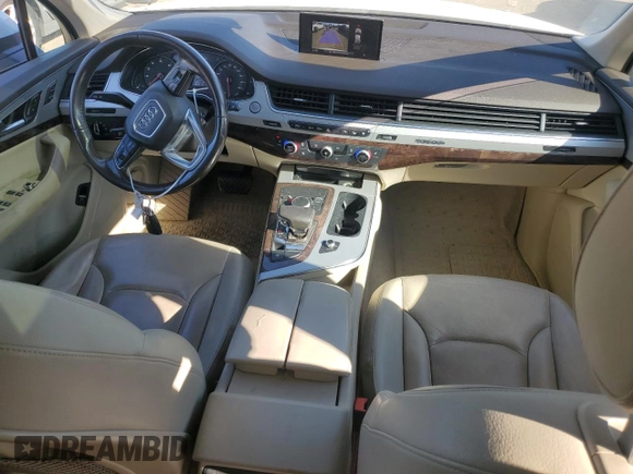 2017 Audi Q7 Premium with VIN WA1AHAF71HD044773, listed as a Copart auction lot 76678044 with 95,722 mi miles and Salvage title. Bid and sale history available at DreamBid. Image 8.