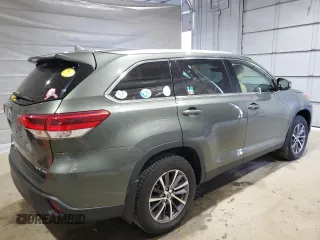 2019 Toyota Highlander SE with VIN 5TDJZRFH6KS937687, listed as a Copart auction lot 51037325 with 50,113 mi miles and Salvage title. Bid and sale history available at DreamBid. Image 3.