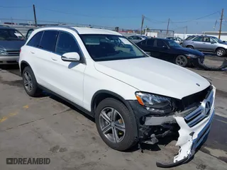 2017 Mercedes-Benz GLC with VIN WDC0G4JB9HF173277, listed as a IAAI auction lot 41715282 with 84,120 mi miles. Bid and sale history available at carsss.com. Image 1.