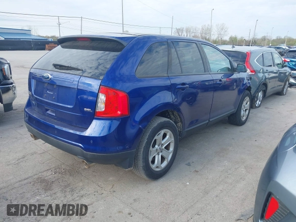 2013 Ford Edge SEL with VIN 2FMDK3JC3DBA32916, listed as a IAAI auction lot 42098179 with 146,093 mi miles. Bid and sale history available at carsss.com. Image 4.