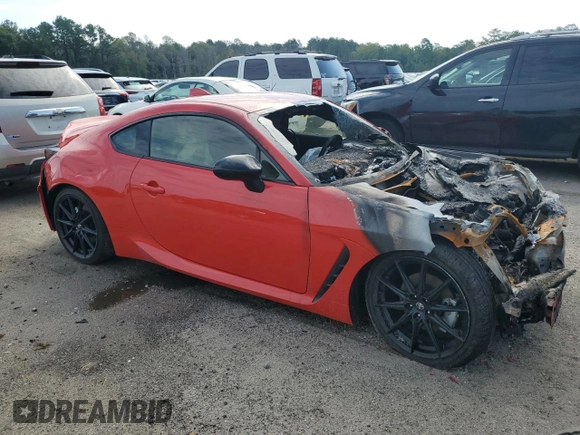 2024 Toyota GR86 Premium with VIN JF1ZNBE18R9757054, listed as a Copart auction lot 62893814 with 0 mi miles and Salvage Title. Bid and sale history available at carsss.com. Image 4.